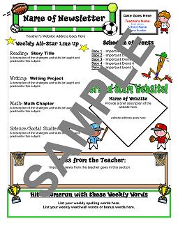 Newsletter Templates For Schools By Microsoft