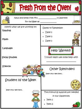 Newsletter Templates For Teachers Word