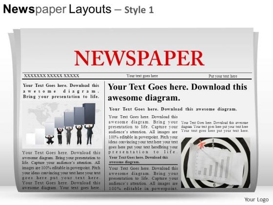 Newspaper Background Ppt