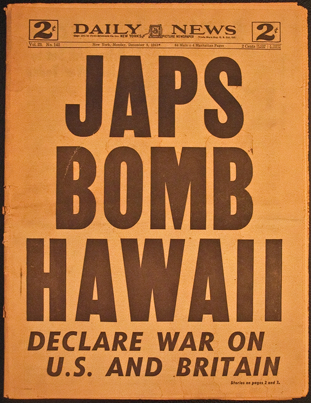 Newspaper Headlines War