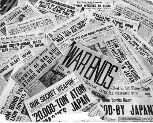 Newspaper Headlines War