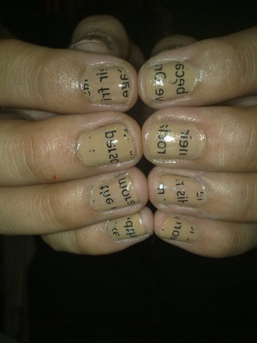 Newspaper Nails Tumblr