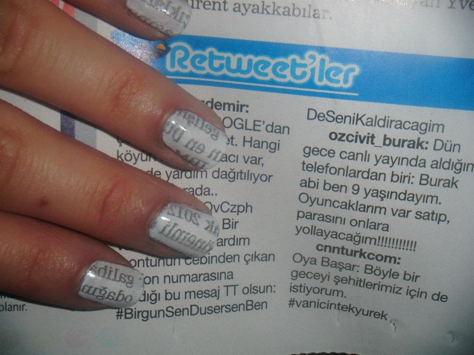 Newspaper Nails Tumblr