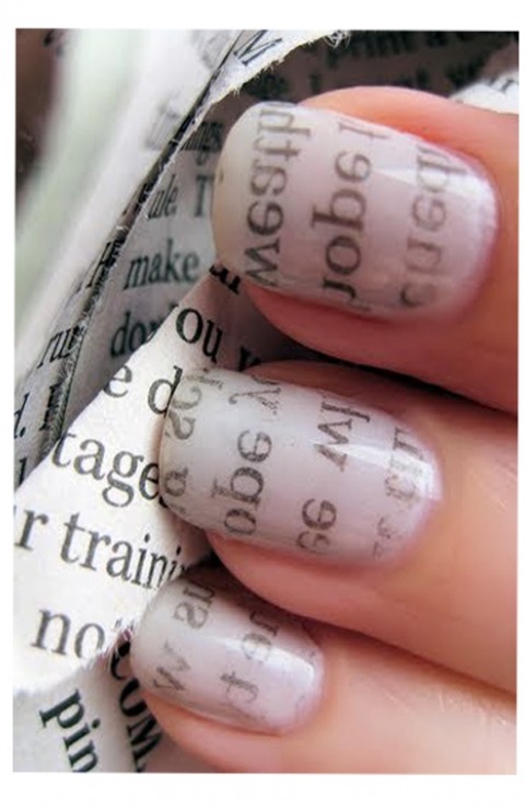 Newspaper Nails Tumblr