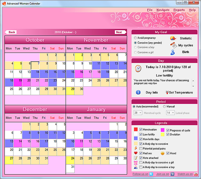 Ovulation Calendar Calculator Free