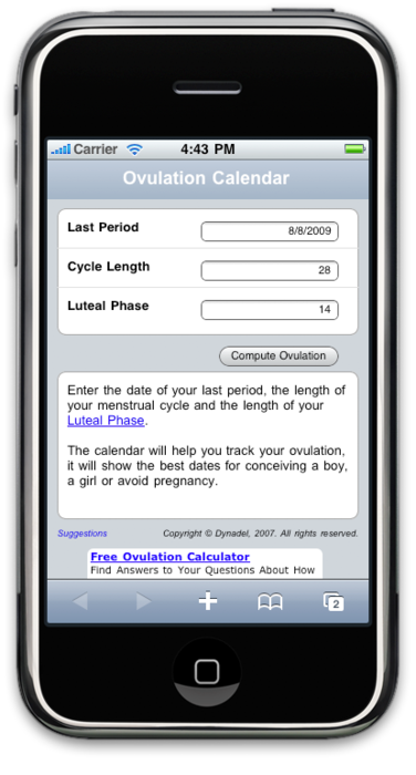 Ovulation Calendar Girl Or Boy