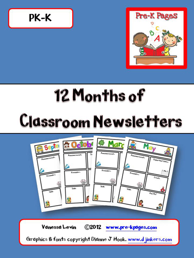 School Newsletter Templates For Teachers