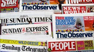 Sunday Newspaper Headlines Uk