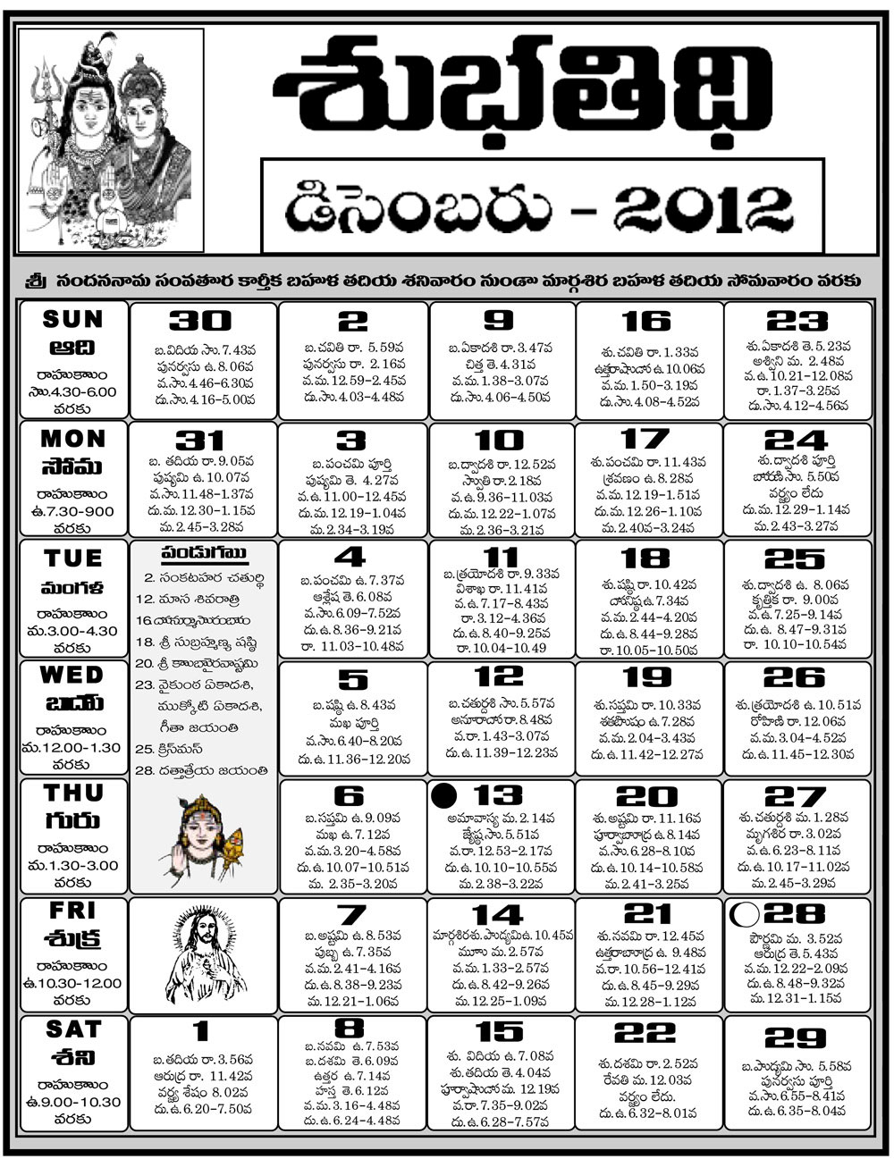 Telugu Calendar 2012 October Pdf