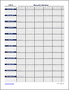 Vertex Calendar 2013 Excel