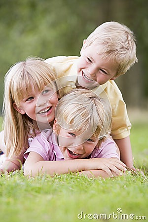 Young Children Playing Together