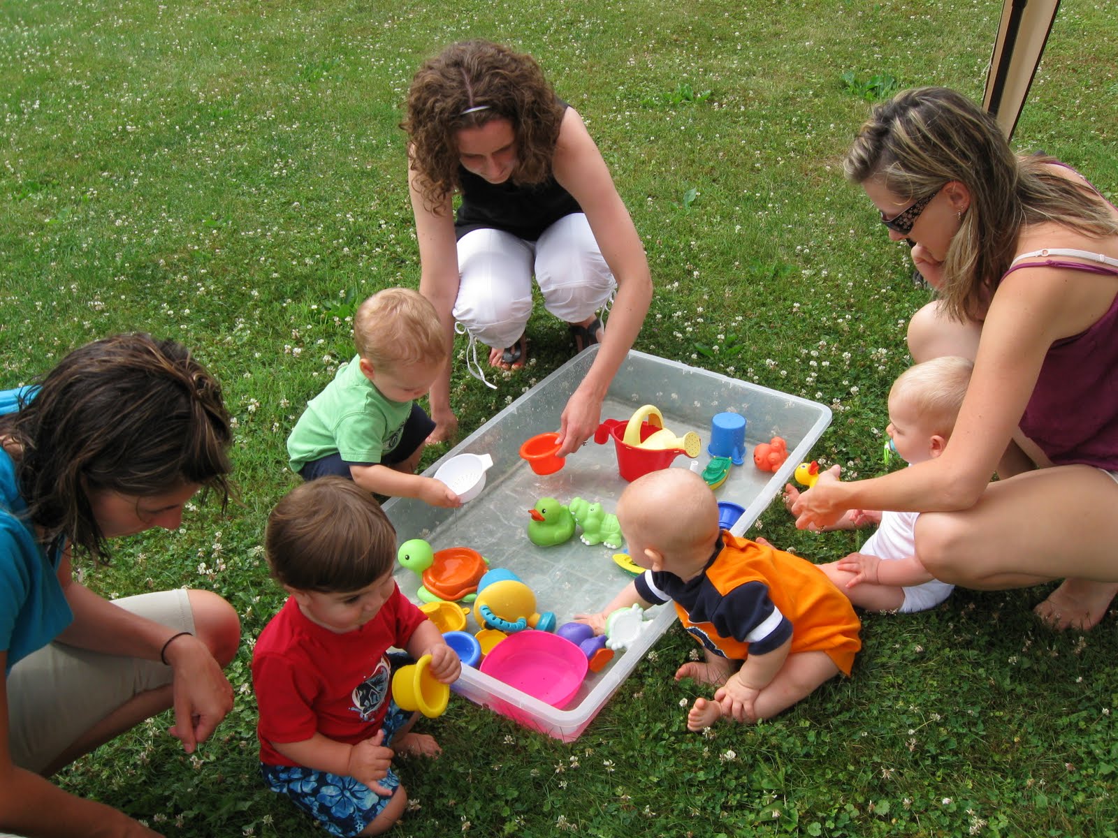 Young Children Playing Together