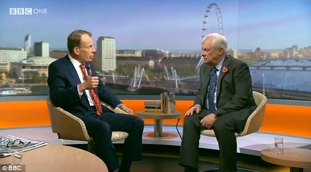 Andrew Marr Hands Down Trousers