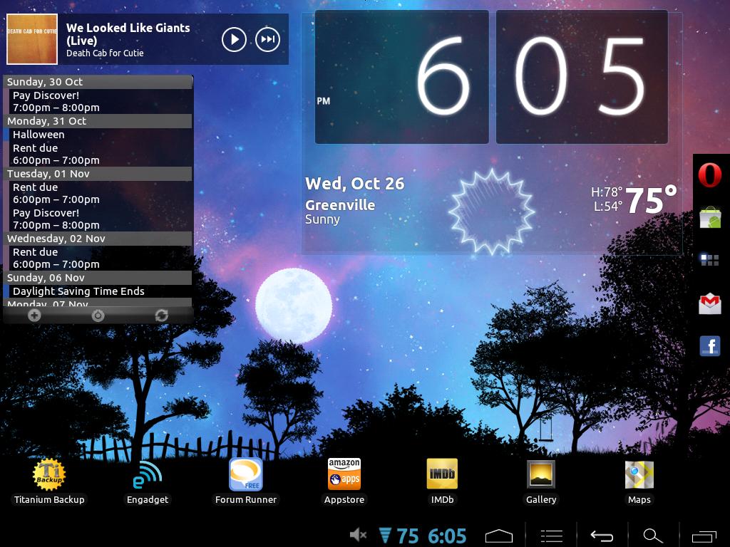 Android Agenda Widget Ice Cream Sandwich