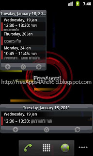 Android Agenda Widget Plus