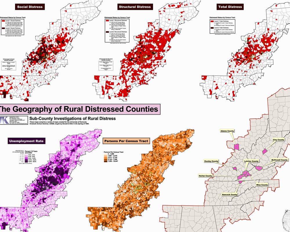 Appalachian Region Topography