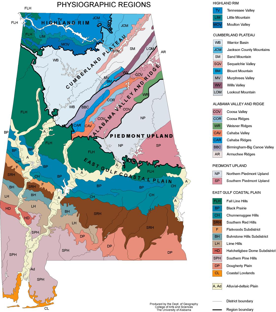 Appalachian Region Topography