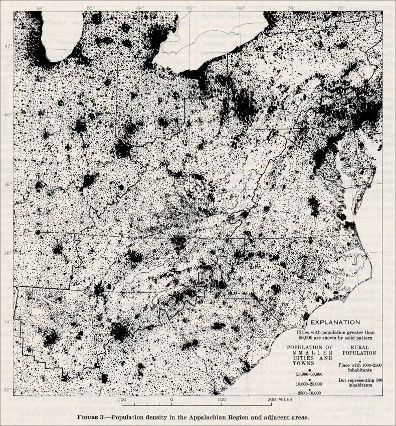 Appalachian Region Topography