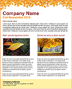 Autumn Newsletter Templates Free