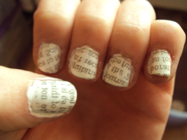 Can You Do Newspaper Nails Without Alcohol