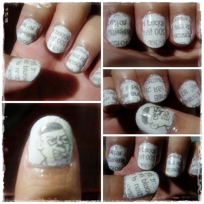 Can You Make Newspaper Nails With Water