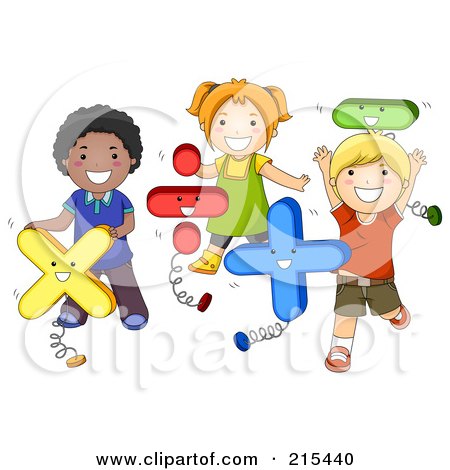 Children Playing At School Clip Art