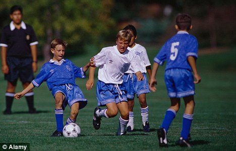 Children Playing Football