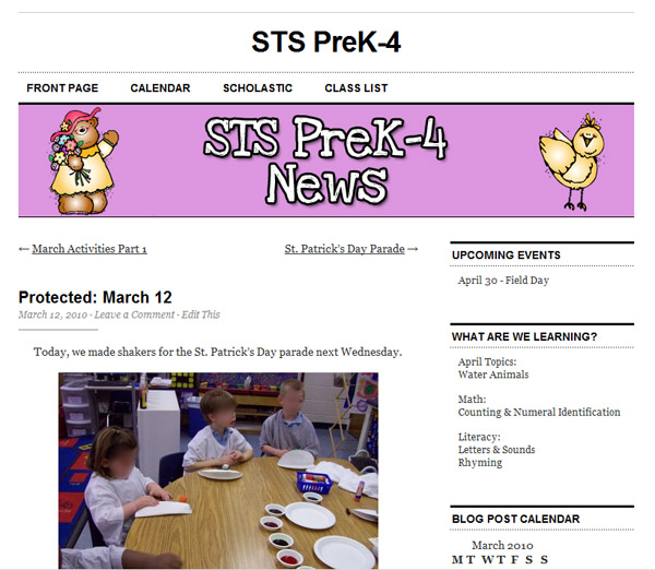 Classroom Newsletter Examples