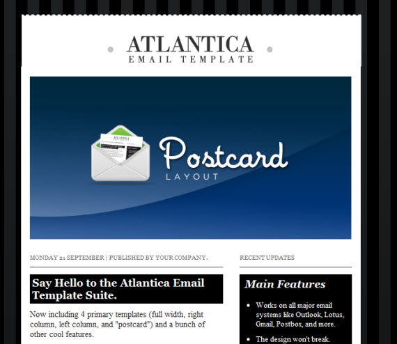 Email Newsletter Format Examples