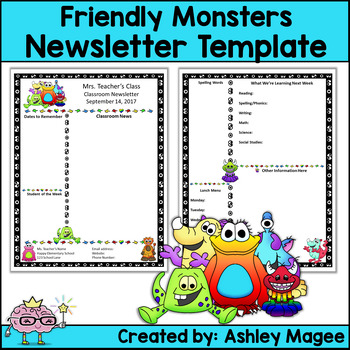 Free School Newsletter Templates For Teachers