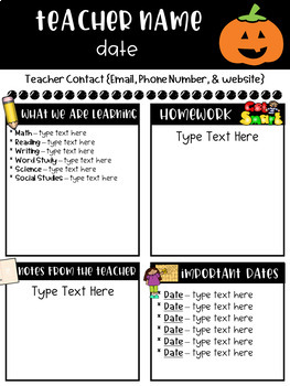 Free School Newsletter Templates For Teachers