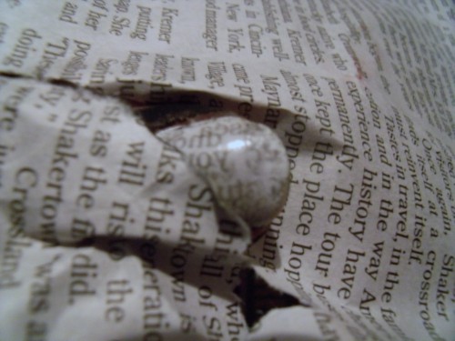 How To Do Newspaper Nails Using Water