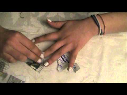 How To Do Newspaper Nails With Magazine