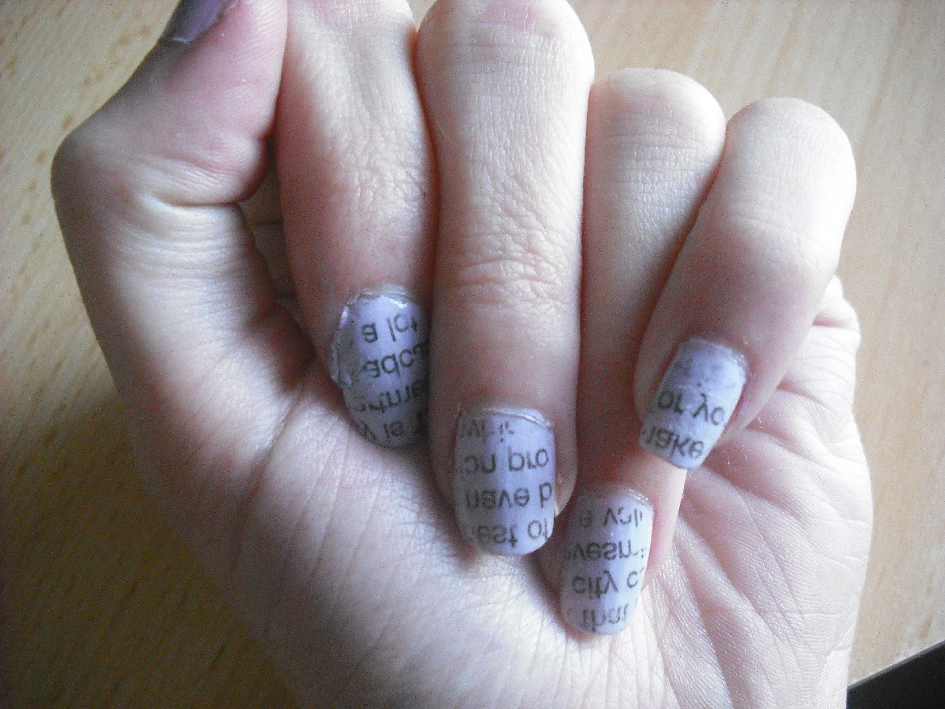 How To Do Newspaper Nails With Vodka