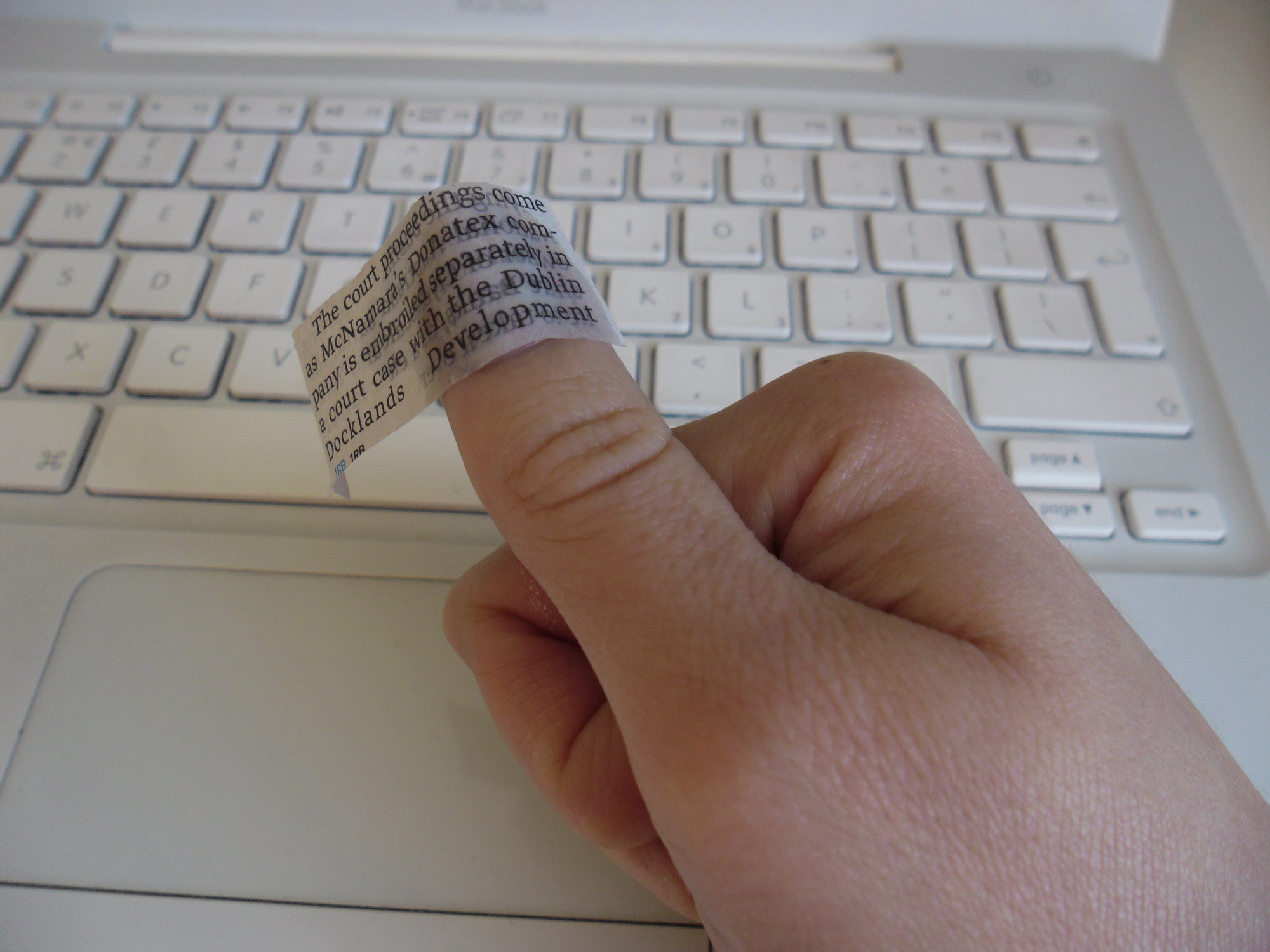 How To Make Newspaper Nails Darker