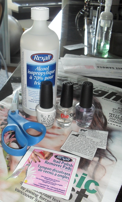 How To Make Newspaper Nails Without Rubbing Alcohol