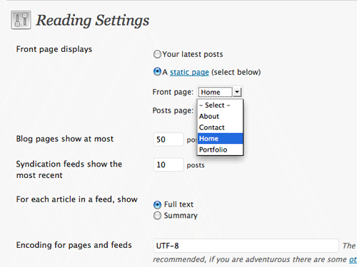 Index.php Wordpress Default