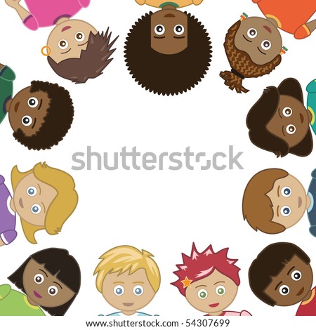 Multicultural Children Clip Art Free