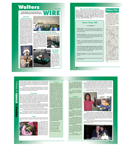 Newsletter Layout Design