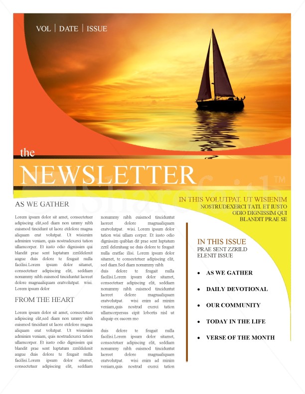 Newsletter Sample Templates