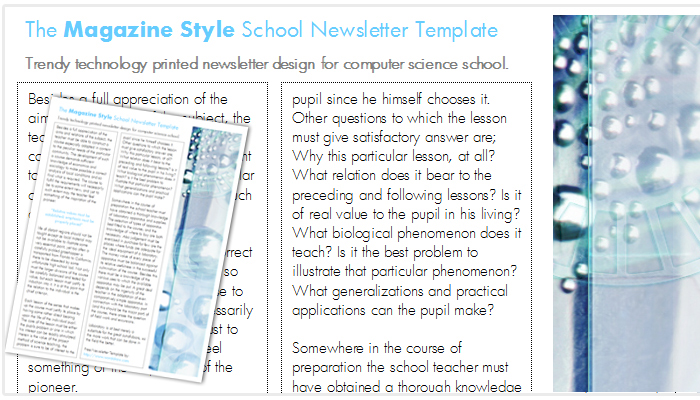 Newsletter Templates For Microsoft Word