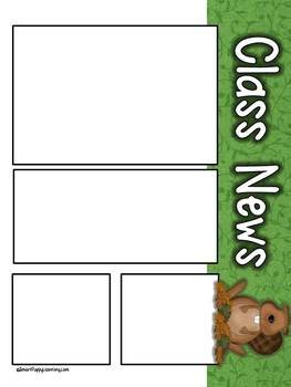 Newsletter Templates For Teachers Kindergarten