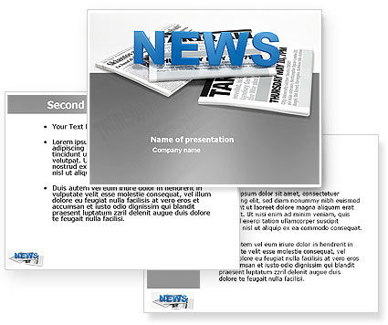 Newspaper Background Template