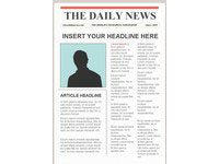 Newspaper Front Page Template