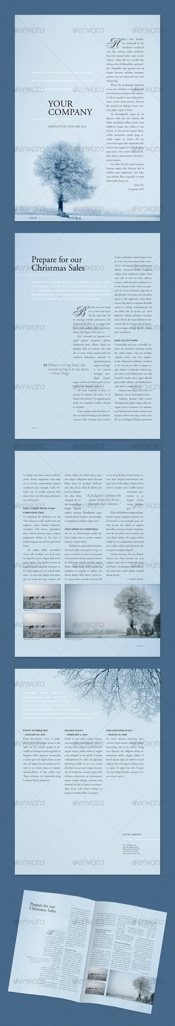 Newspaper Front Page Template Indesign