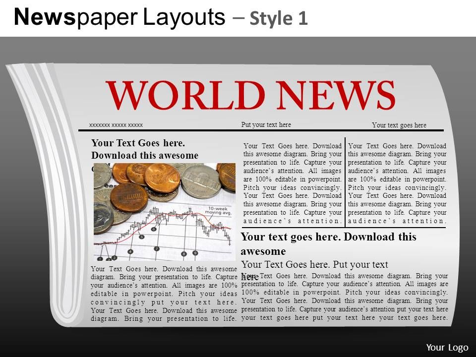 Newspaper Layout Template Free