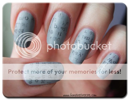 Newspaper Nails