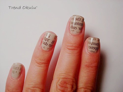 Newspaper Nails Tumblr