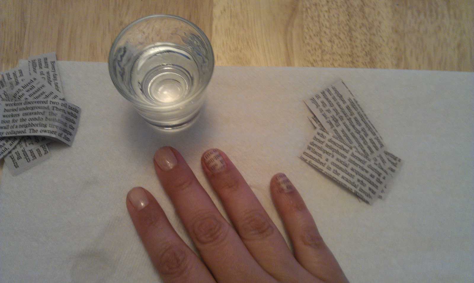 Newspaper Nails Without Rubbing Alcohol Or Vodka