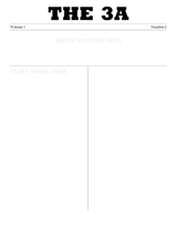 Newspaper Template For Kids Printable Free